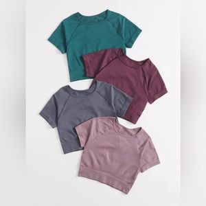 4 Pack Raglan Sleeve Sports Tee